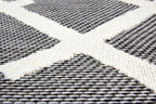 Raunika Wohnteppich, Grau/Weiß, Detail 3