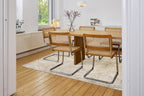 Rautara Wohnteppich, Creme/Grau, Raumbild 3