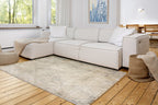 Rautara Wohnteppich, Creme/Grau, Raumbild