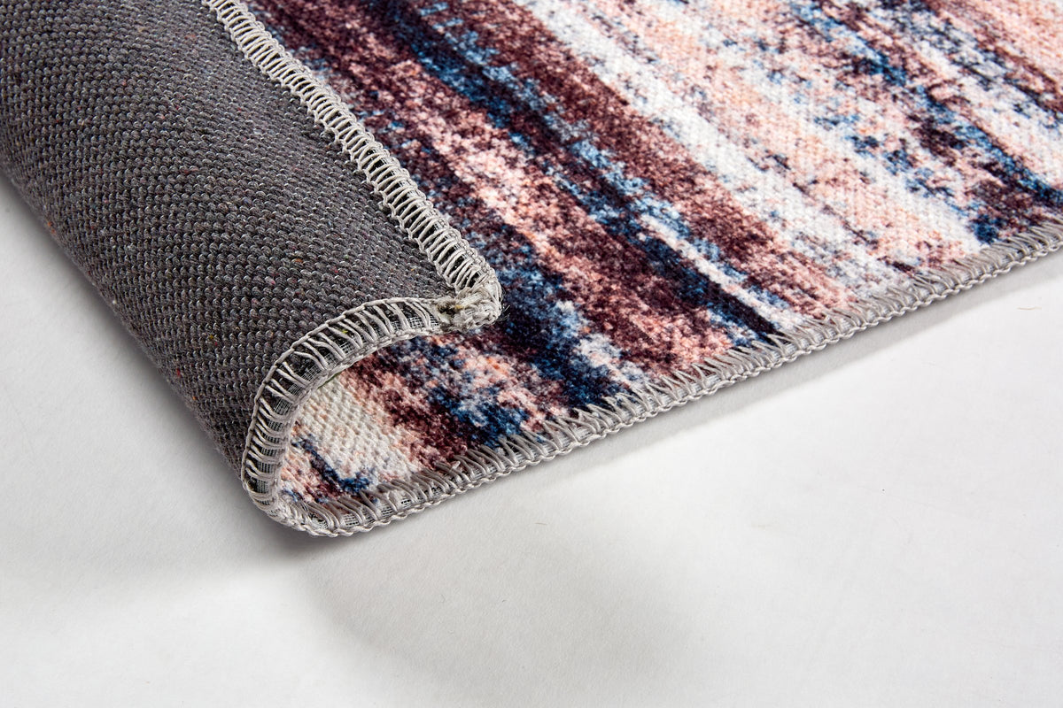Rubera Wohnteppich, Rotbraun/Beige, Rückseite