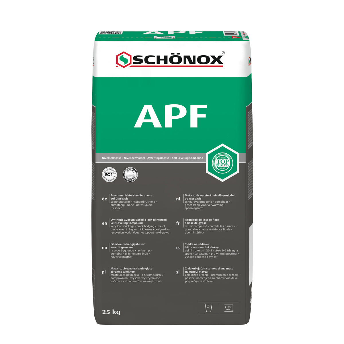 Schönox APF faserverstärkte Ausgleichsmasse, 25 kg