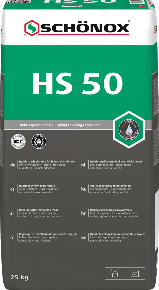Schönox HS 50 Dickschicht-Spachtelmasse, 25 kg