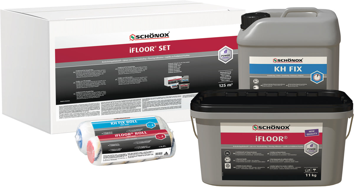 Schönox iFloor Rollklebstoff-Set für 125 m²