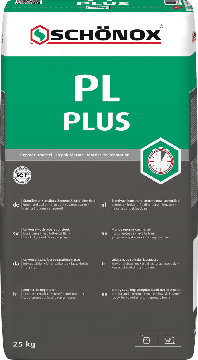 Schönox PL Plus Reparaturmörtel, 25 kg