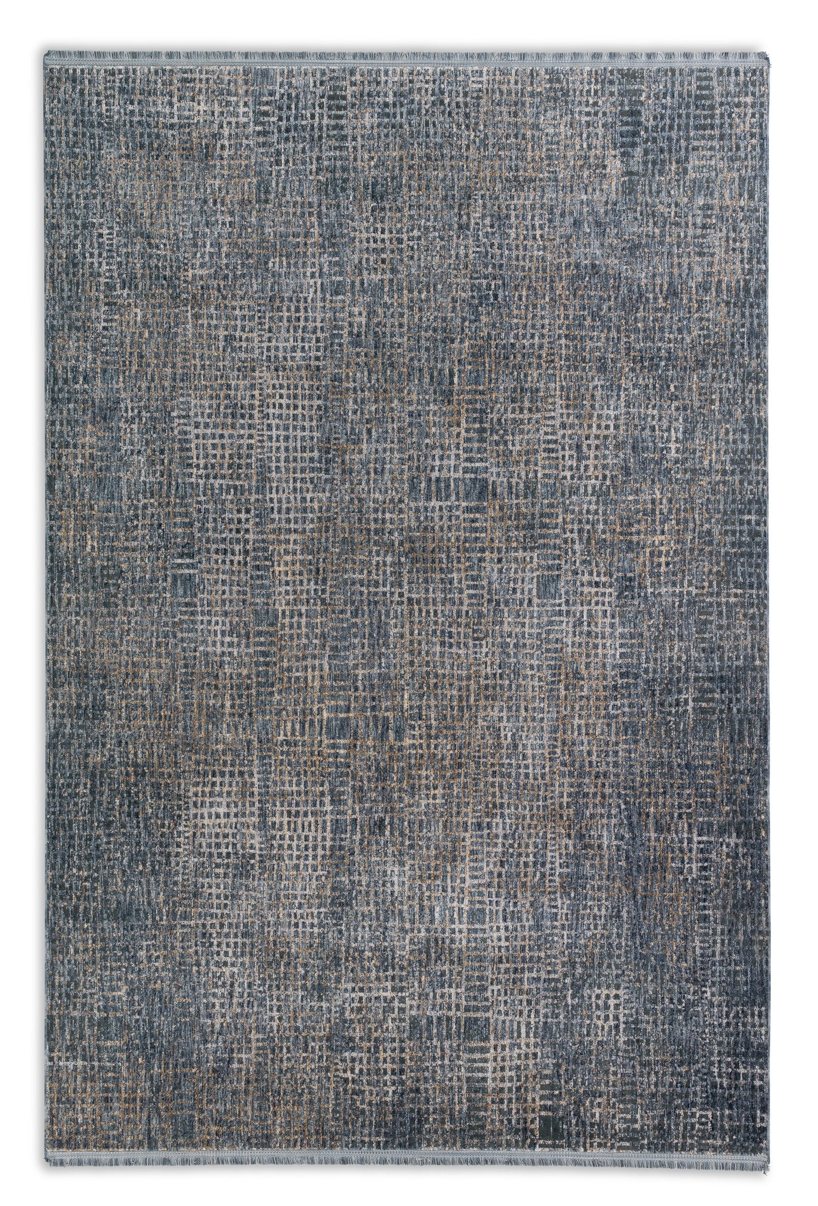 Selvia Wohnteppich, Blau, Draufsicht