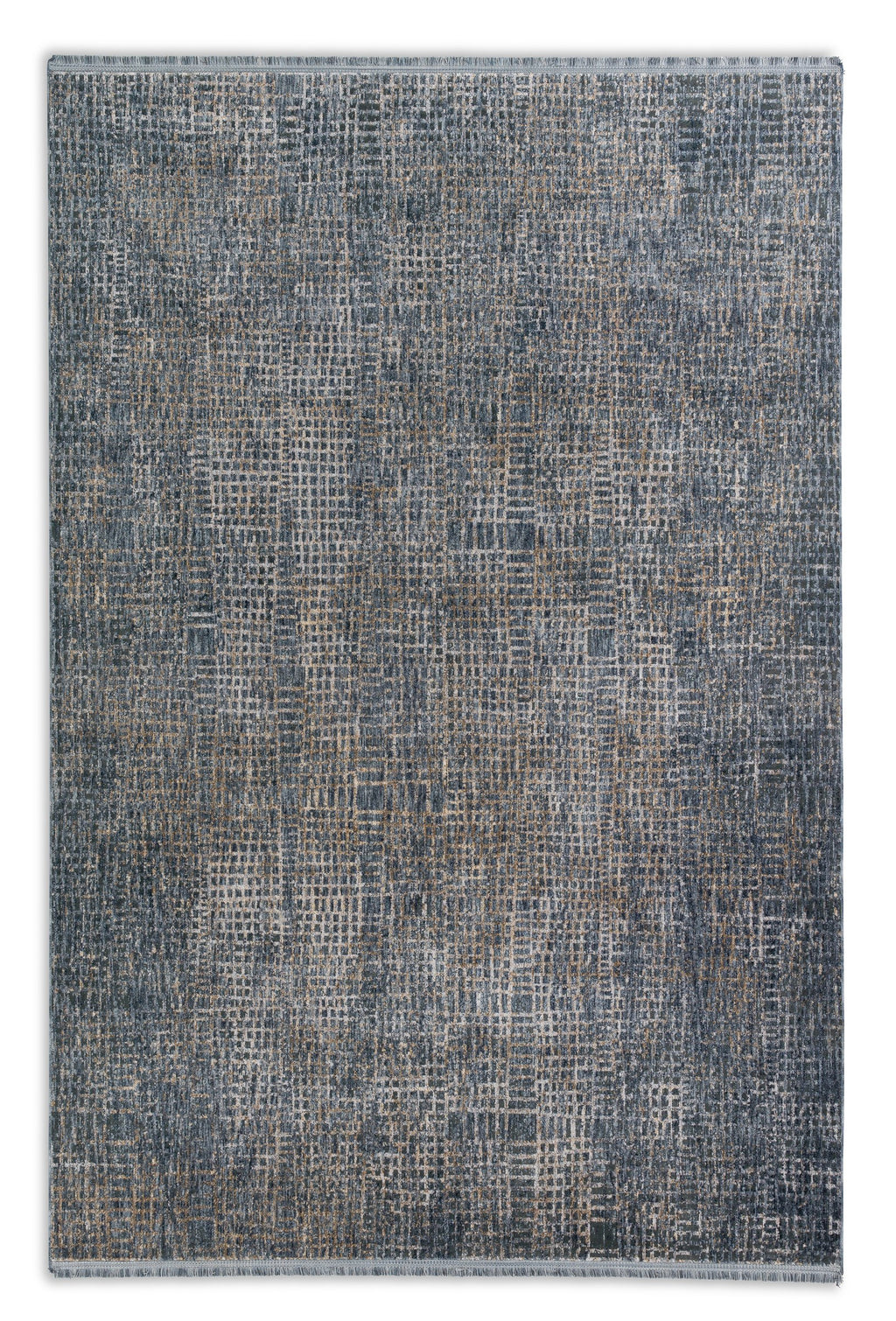 Selvia Wohnteppich, Blau, Draufsicht
