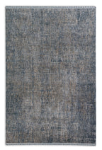 Selvia Wohnteppich, Blau, Draufsicht