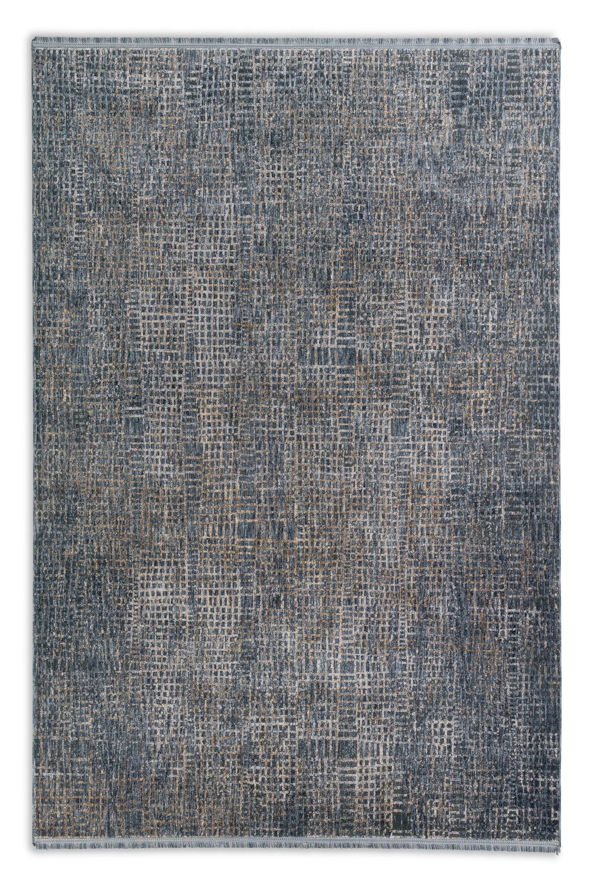 Selvia Wohnteppich, Blau, Draufsicht