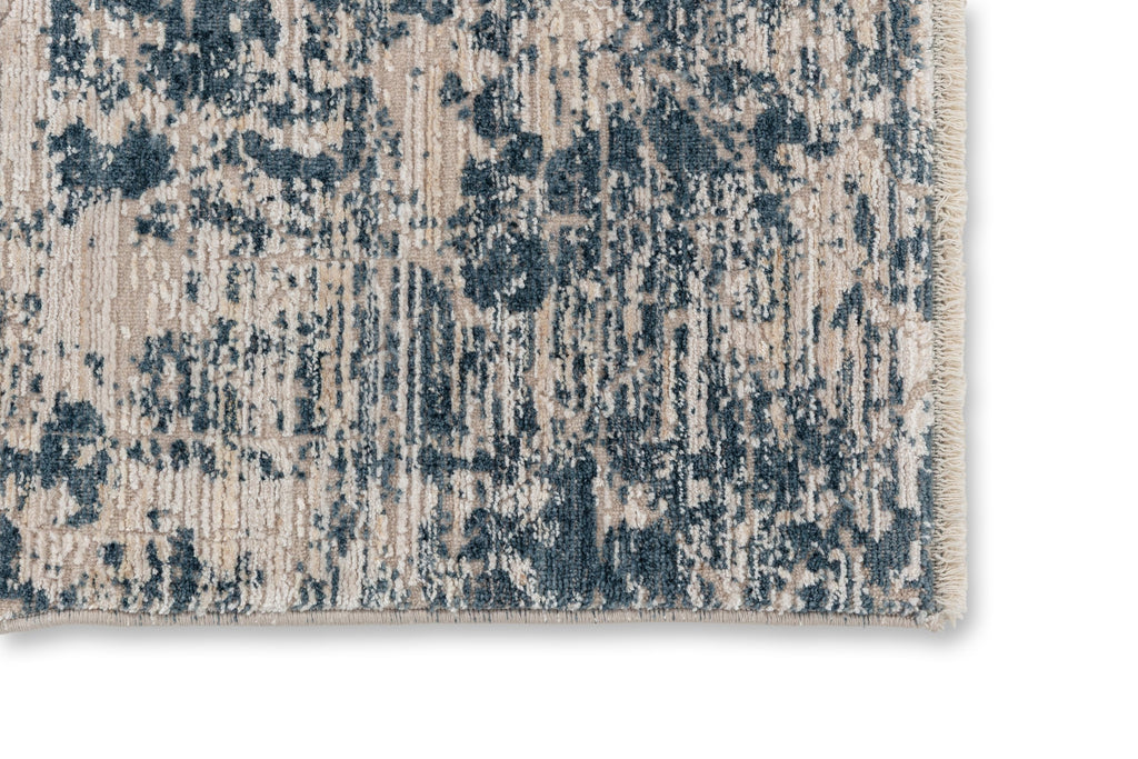 Seralia Wohnteppich, Blau/Creme, Detail 3