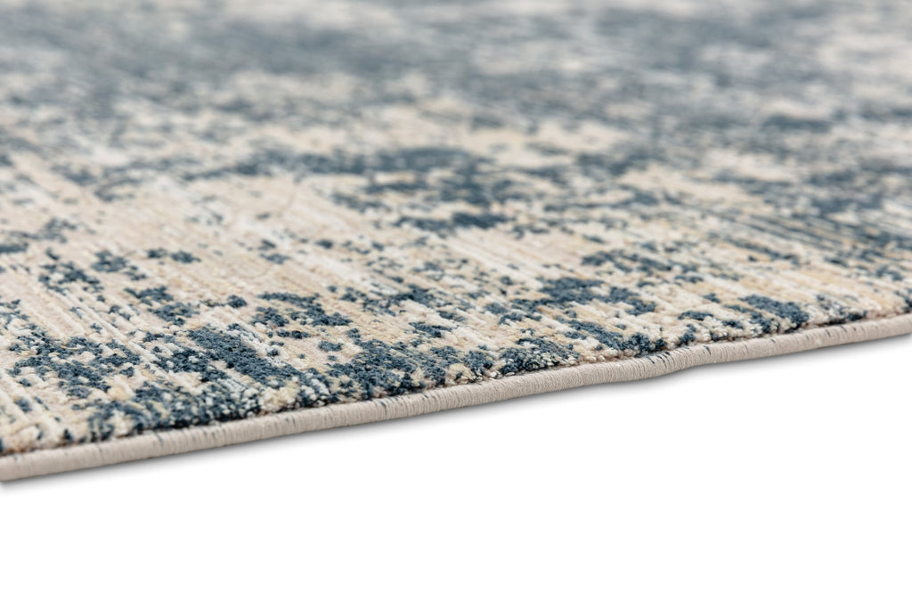 Seralia Wohnteppich, Blau/Creme, Detail 4