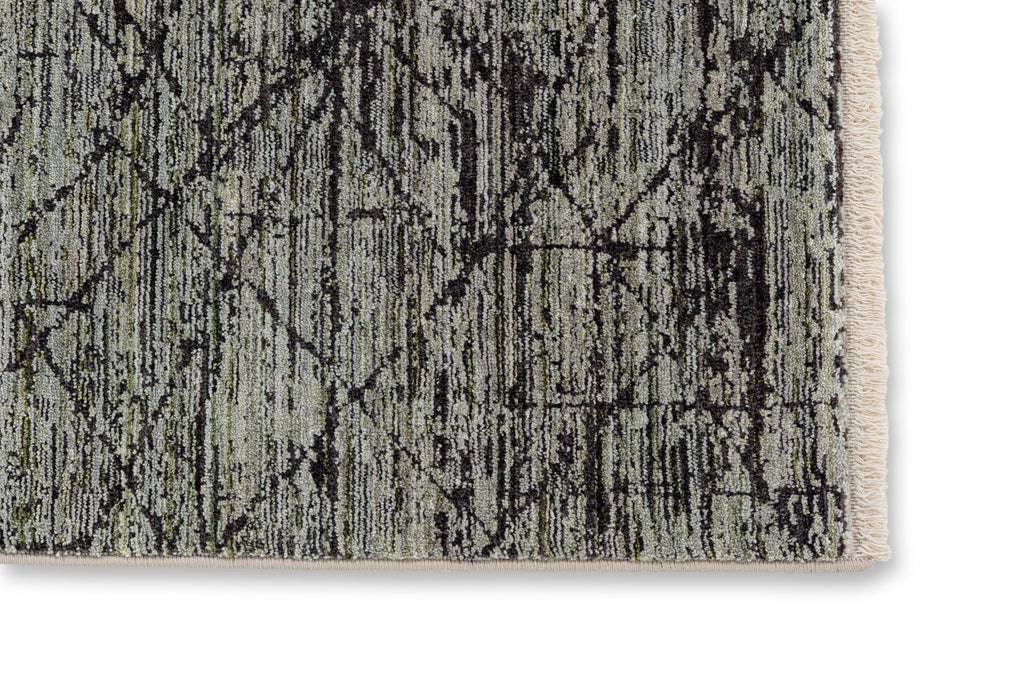 Seralia Wohnteppich, Grün/Schwarz, Detail 3