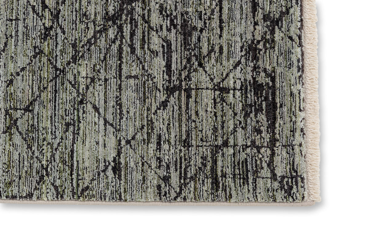 Seralia Wohnteppich, Grün/Schwarz, Detail 3