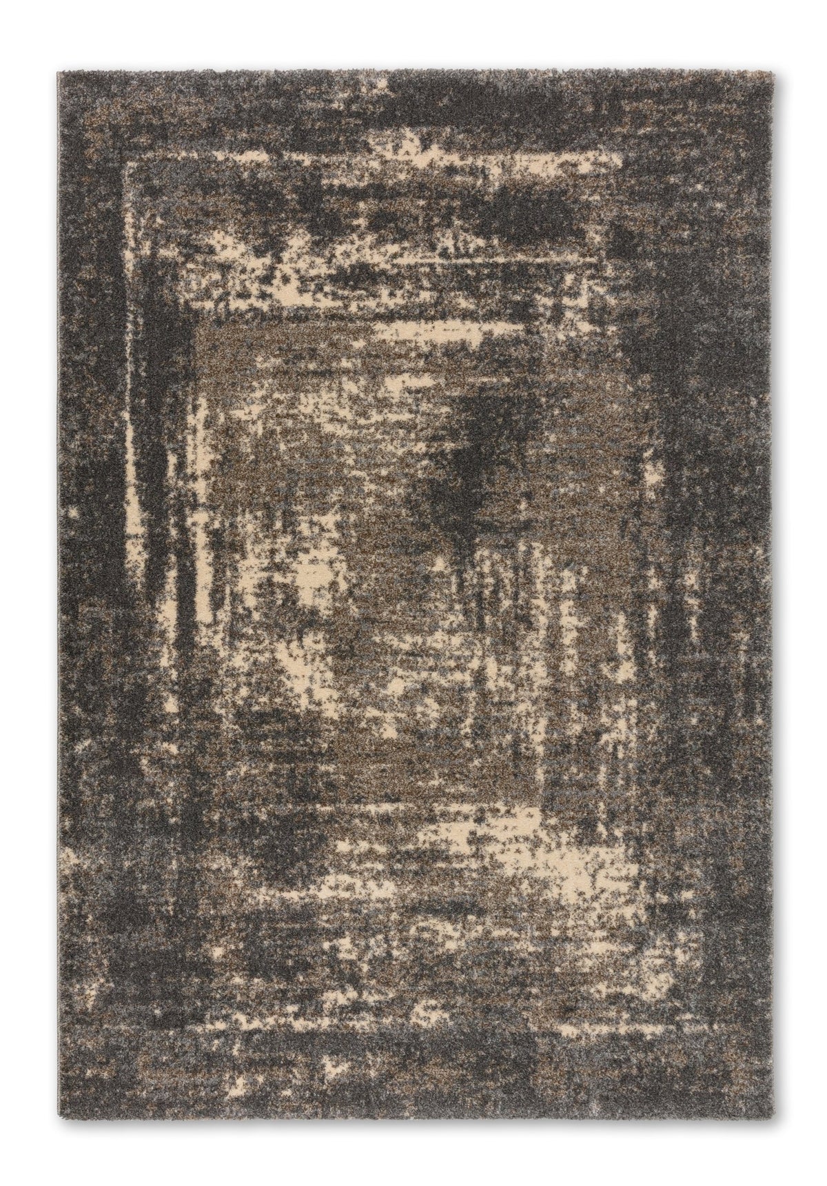 Seralina Wohnteppich, Grau, Draufsicht