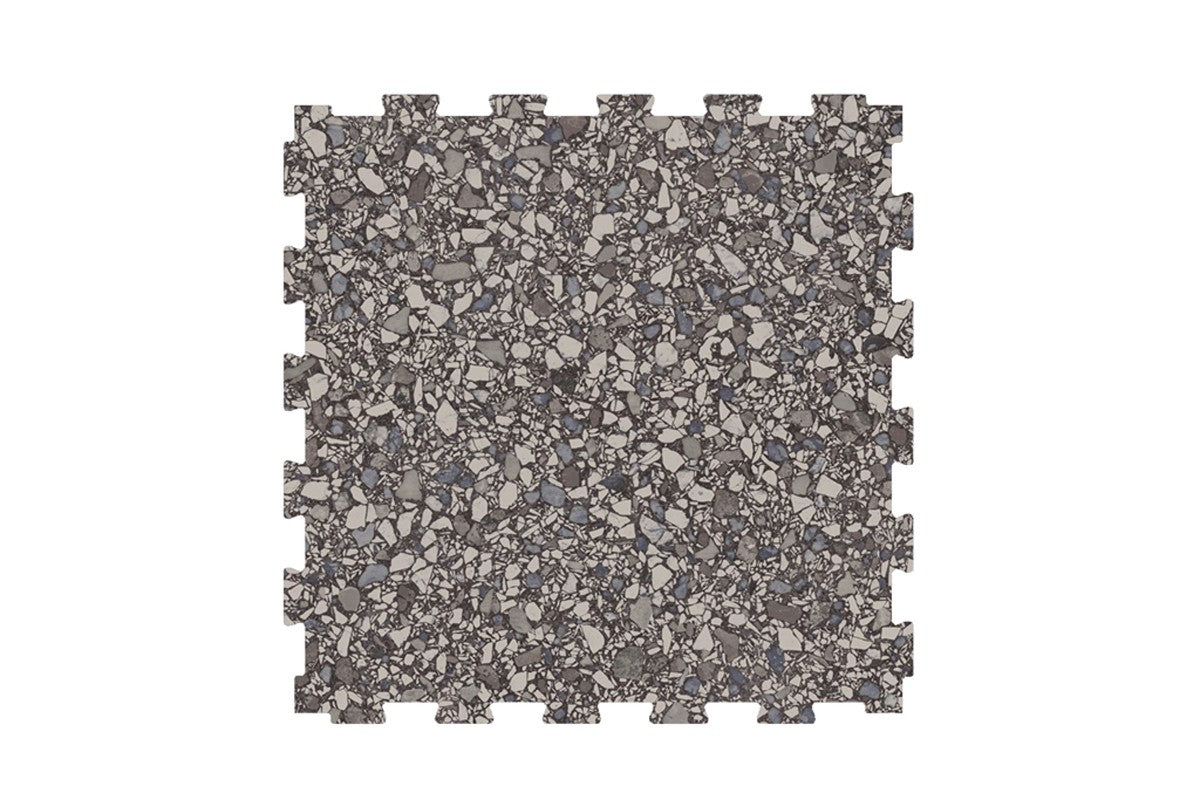 Siena Terrazzo Dunkelgrau Vinyl-Designfliese 6,5mm