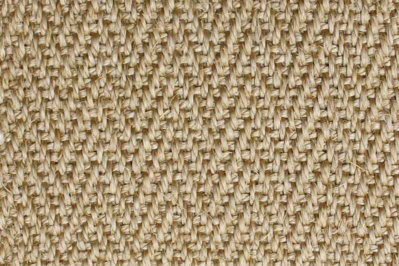 Sisano Sisalläufer Fischgrat nach Maß, Beige