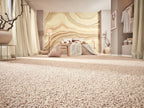 Solenza Teppichboden | Farbe: Beige (119) | Raumansicht (Beispielbild, Farbe kann abweichen)