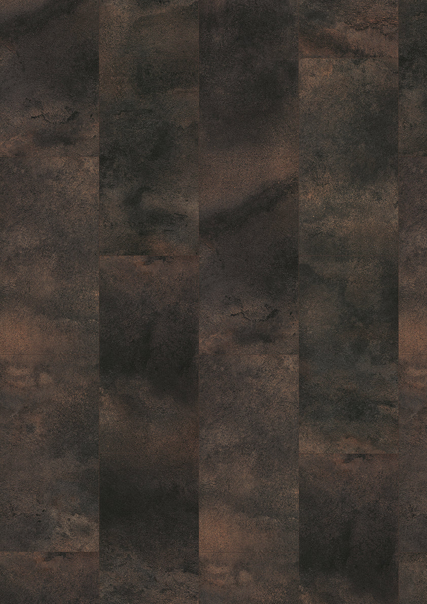 Solvera Stein Dunkel Holz-Designboden