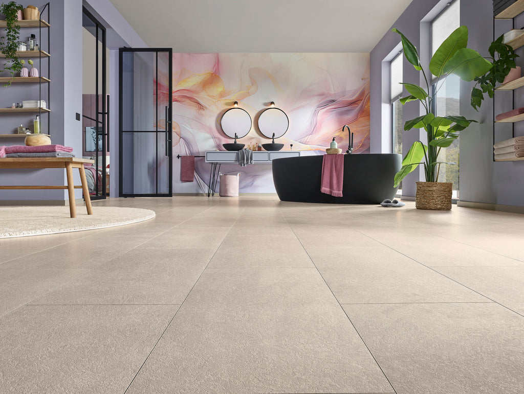 Solvera Stein Taupe – Raumbeispiel 1