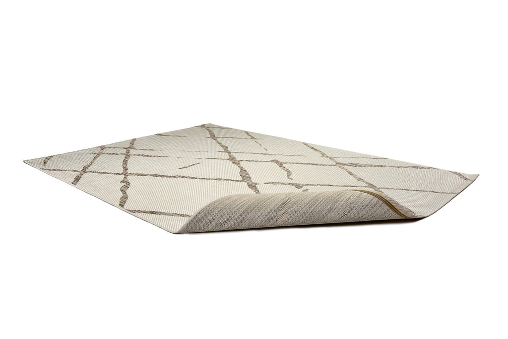 Strichetta Wohnteppich, Beige, Perspektive 2