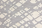 Strikka Wohnteppich, Grau/Weiß, Detail 2