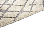 Strikka Wohnteppich, Grau/Weiß, Detail 4