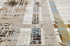 Stripola Wohnteppich, Grau/Beige, Ansicht