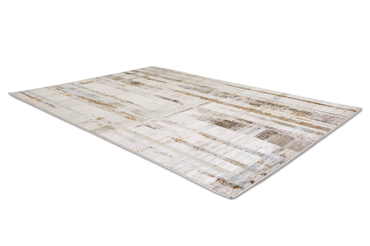 Stripola Wohnteppich, Grau/Beige, Perspektive