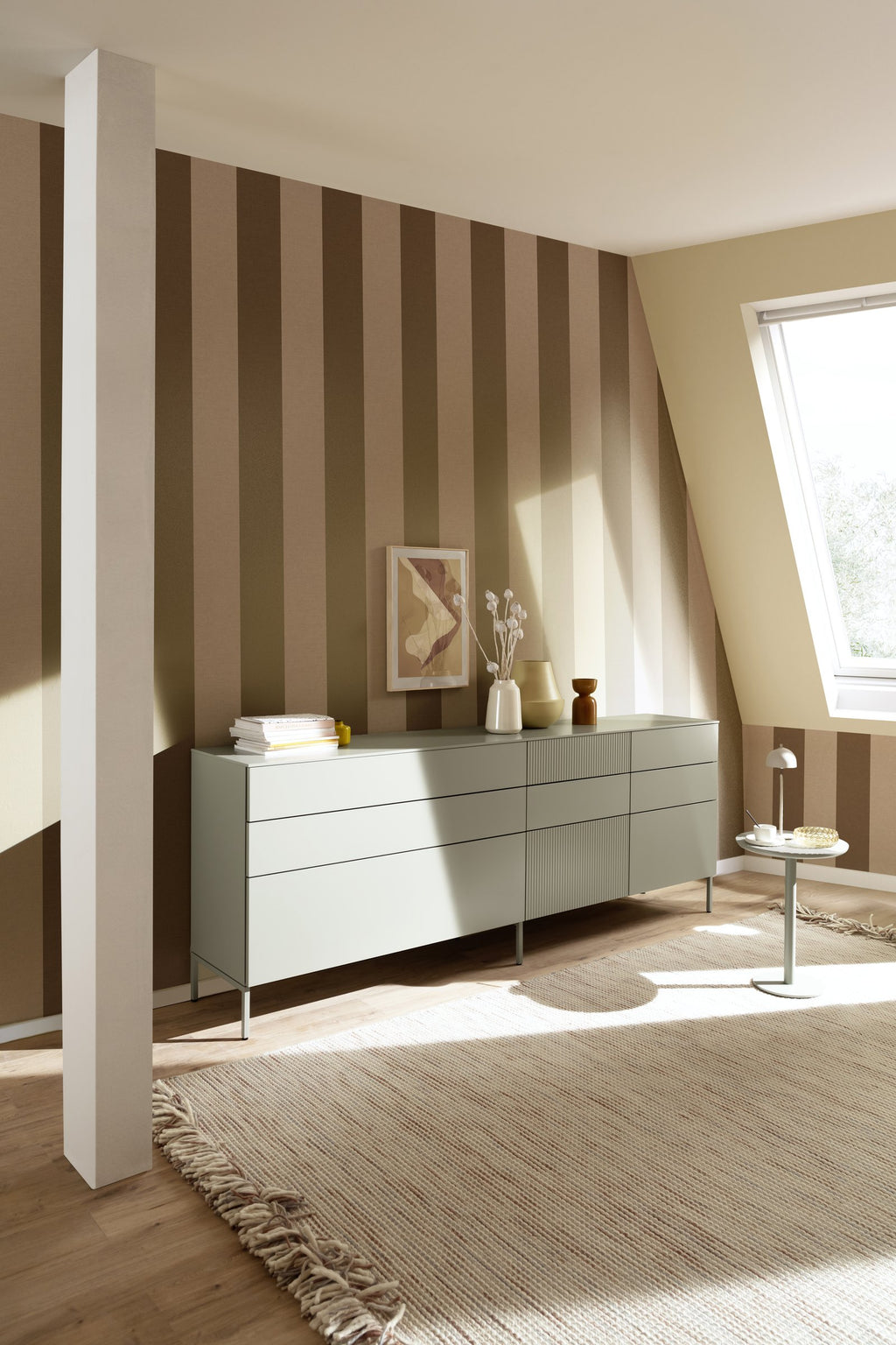 SCHÖNER WOHNEN-Kollektion Teppich ARINA, Beige, Raumbild