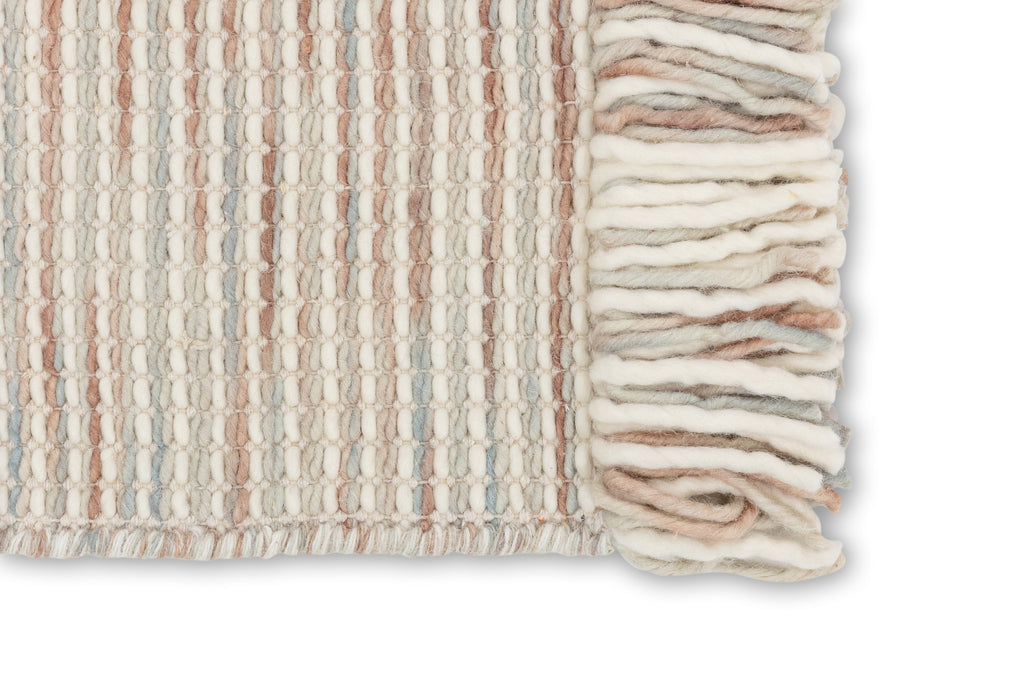 SCHÖNER WOHNEN-Kollektion Teppich ARINA, Hellblau, Ecke mit Fransen