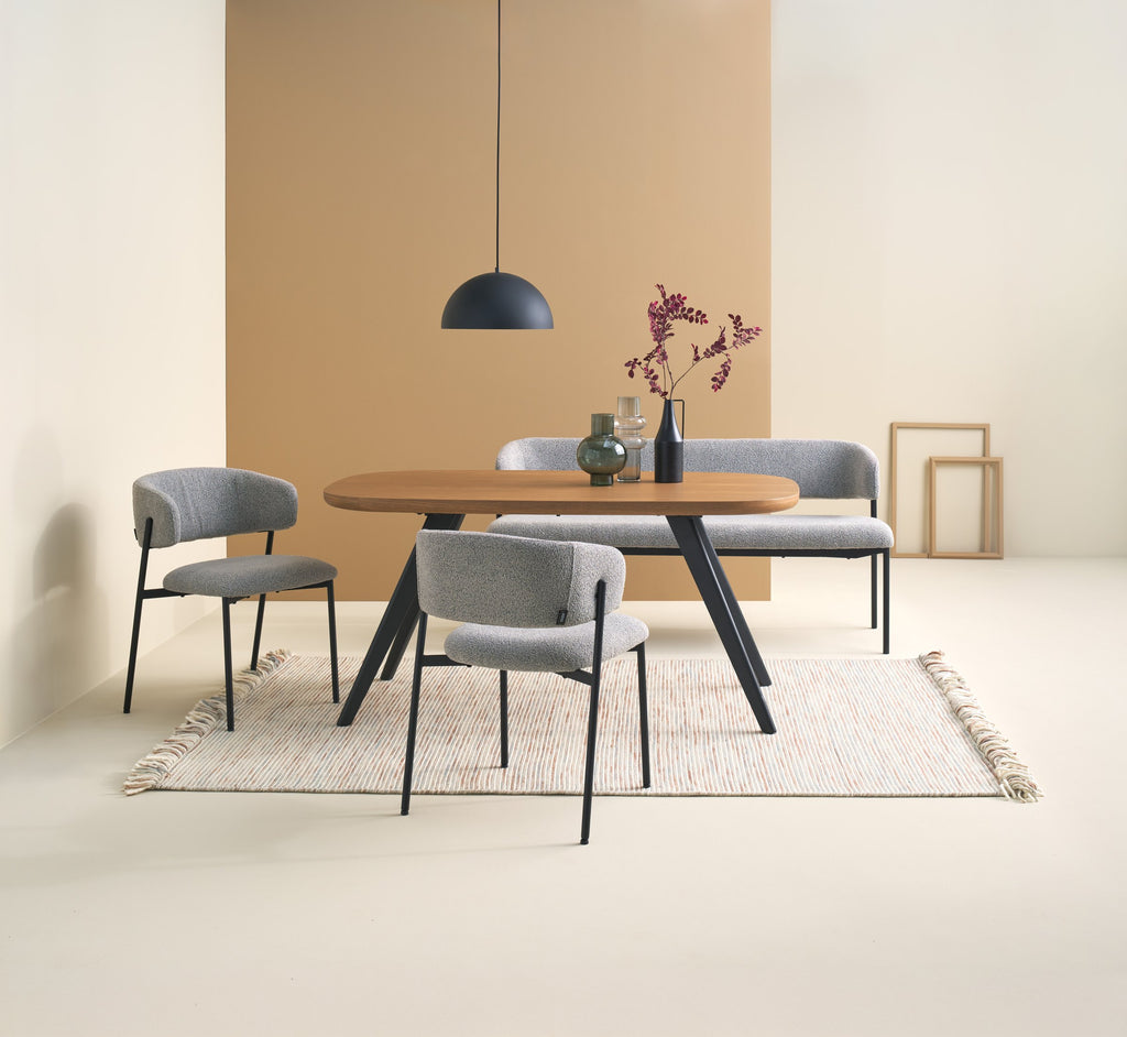 SCHÖNER WOHNEN-Kollektion Teppich ARINA, Hellblau, Raumbild