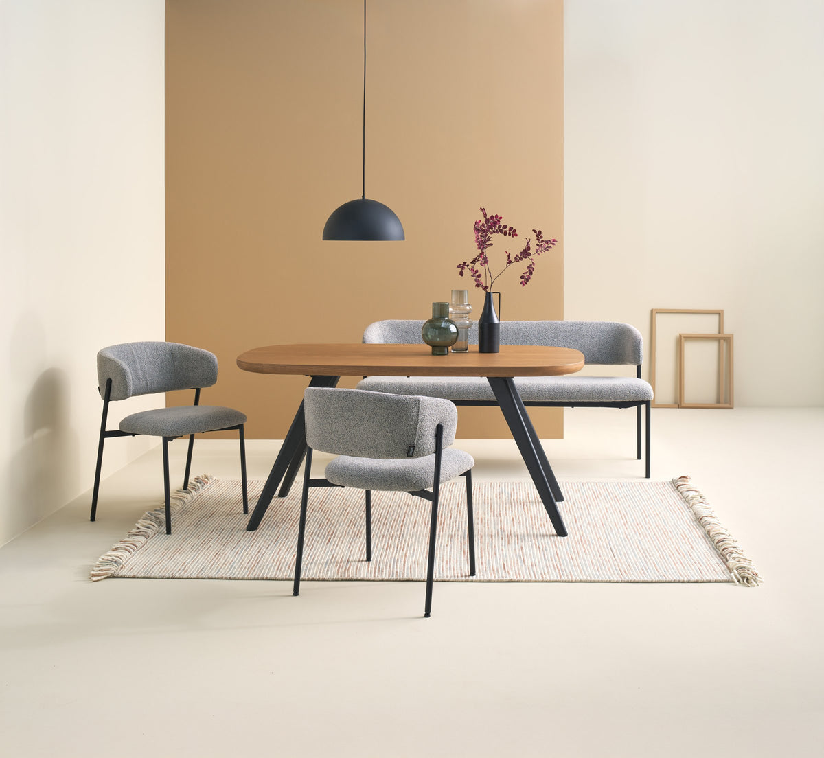 SCHÖNER WOHNEN-Kollektion Teppich ARINA, Hellblau, Raumbild