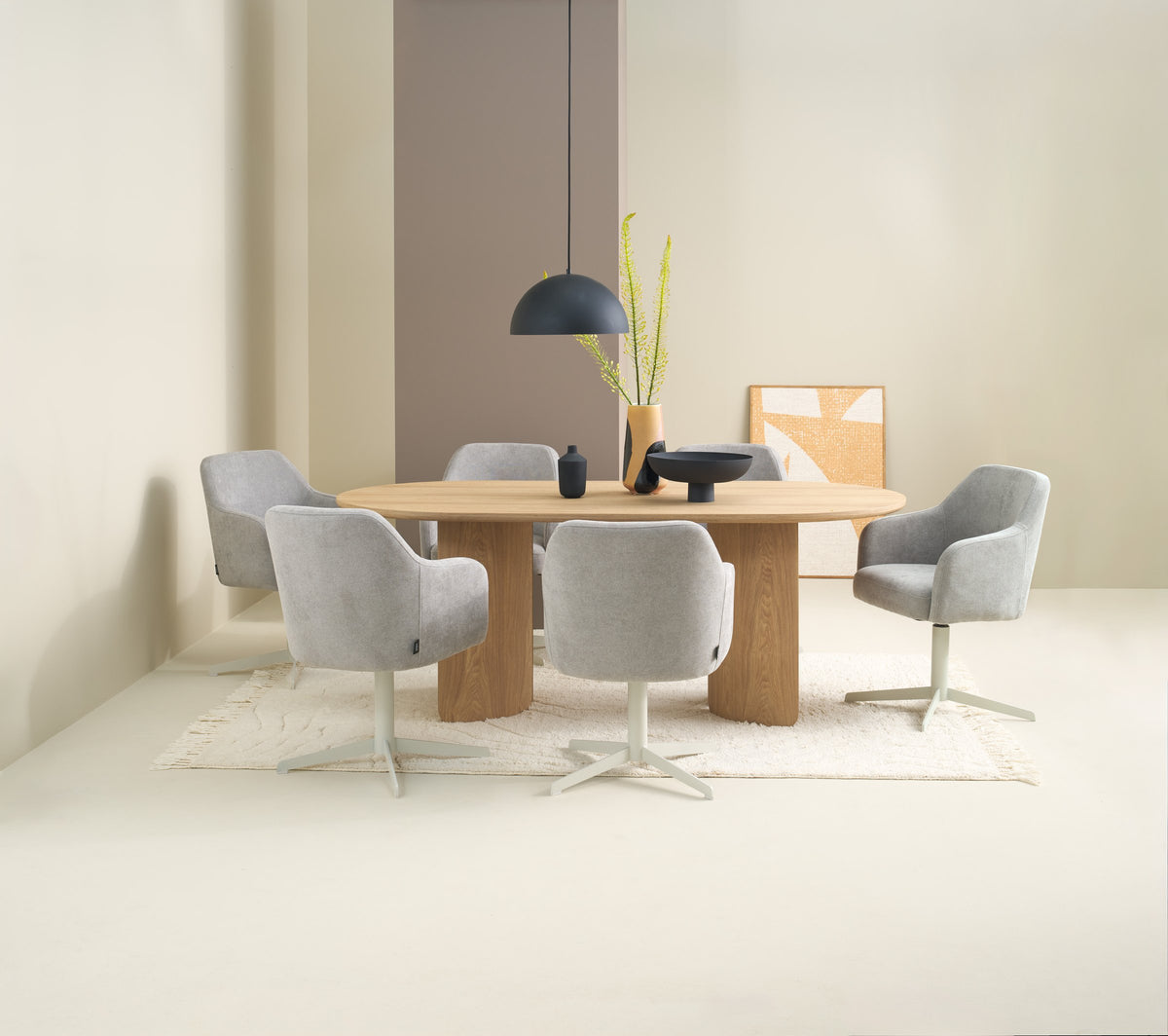 SCHÖNER WOHNEN-Kollektion Teppich LIORA, Creme, Raumbild