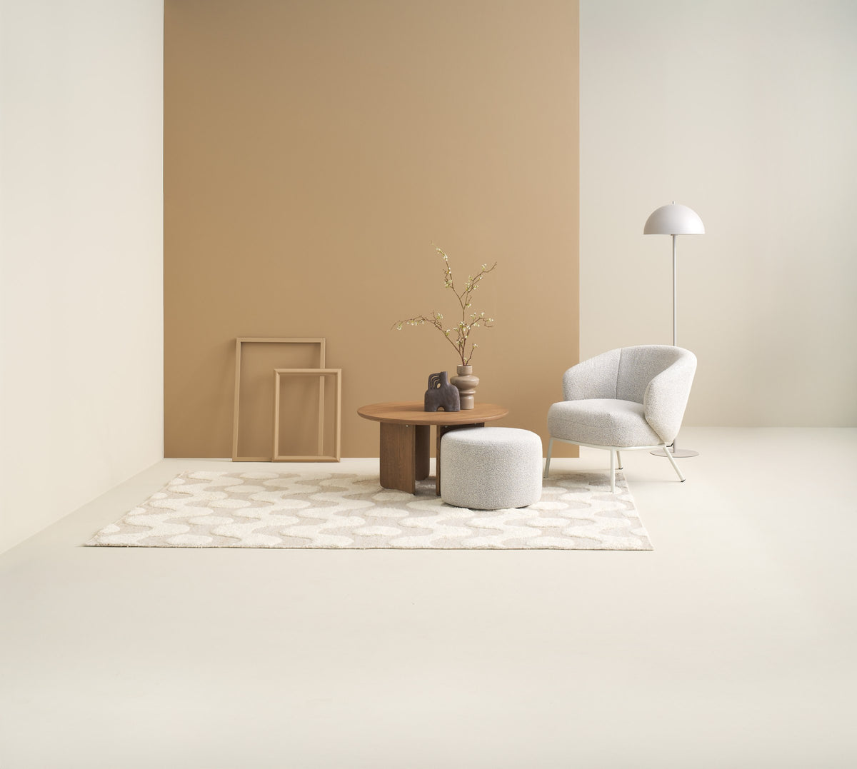 SCHÖNER WOHNEN-Kollektion Teppich MILENA, Natur, Raumbild