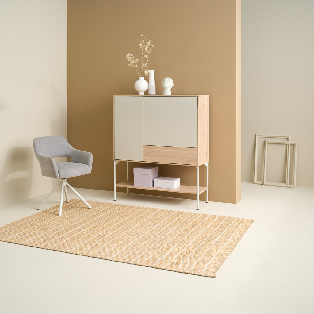 SCHÖNER WOHNEN-Kollektion Teppich NALAYA, Natur, Raumbild