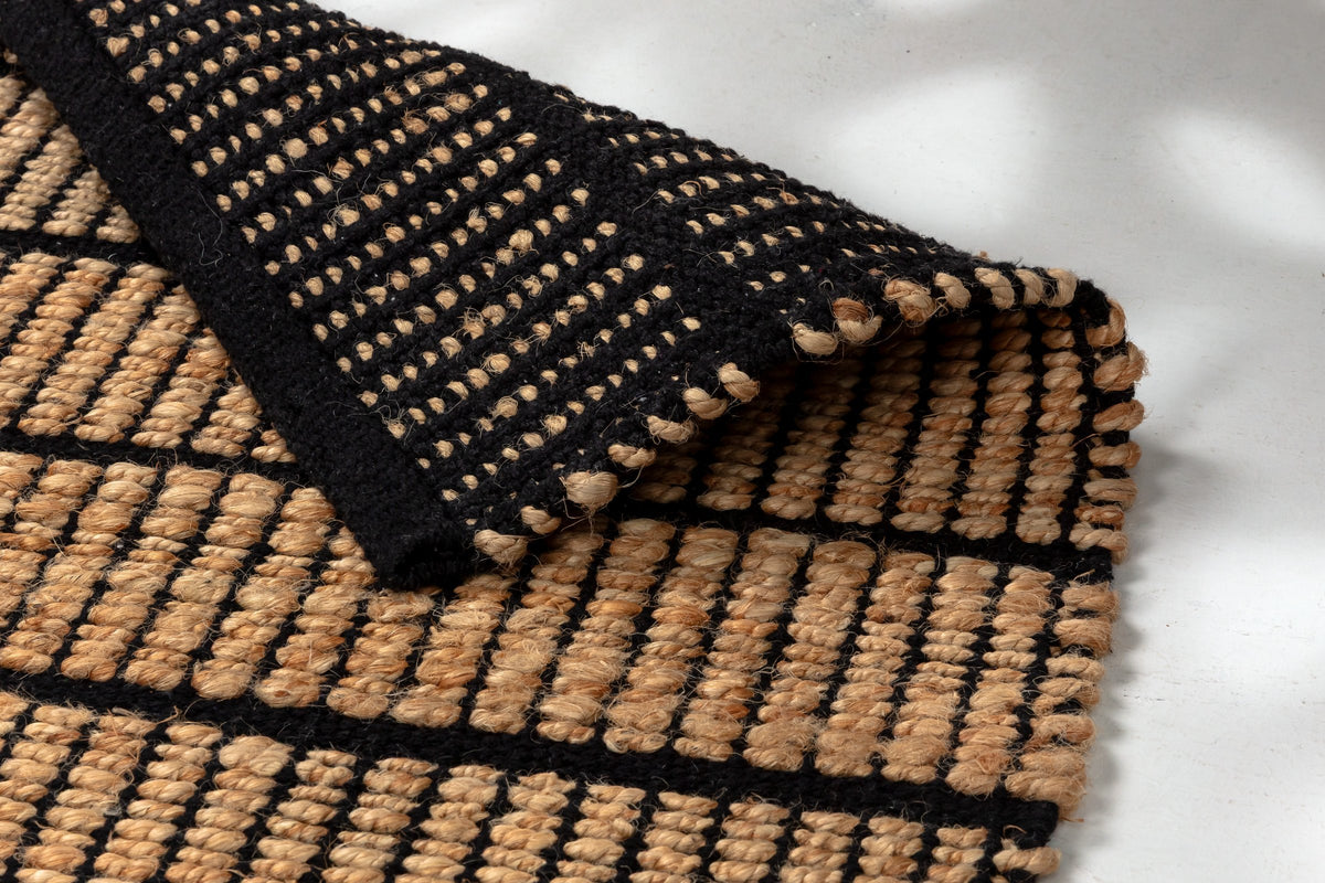 SCHÖNER WOHNEN-Kollektion Teppich NALAYA, Schwarz, Detail