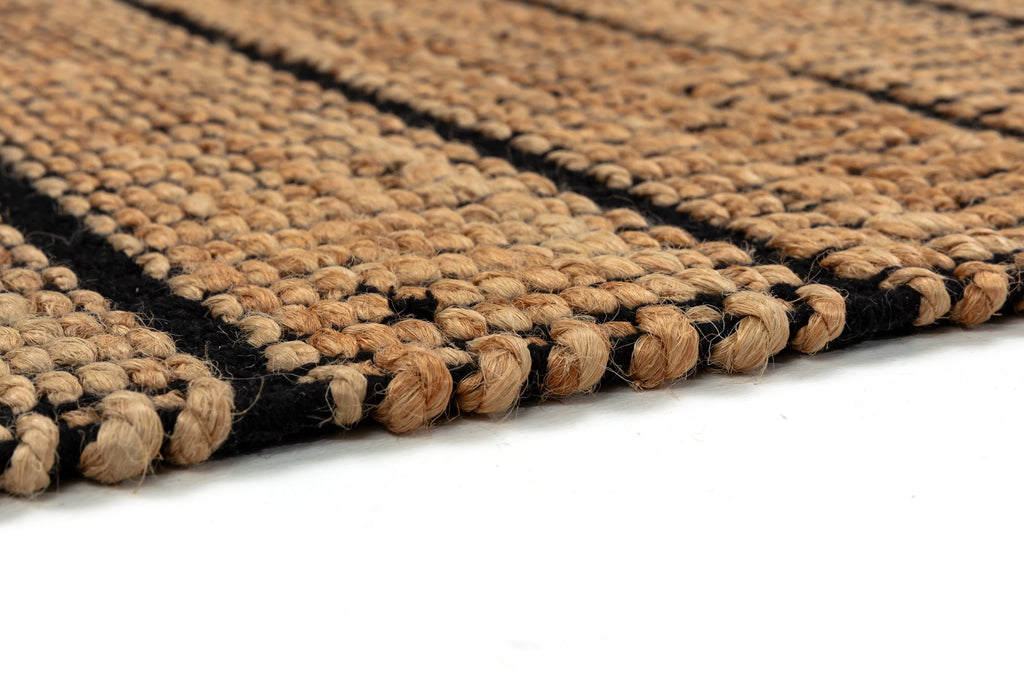 SCHÖNER WOHNEN-Kollektion Teppich NALAYA, Schwarz, Kante