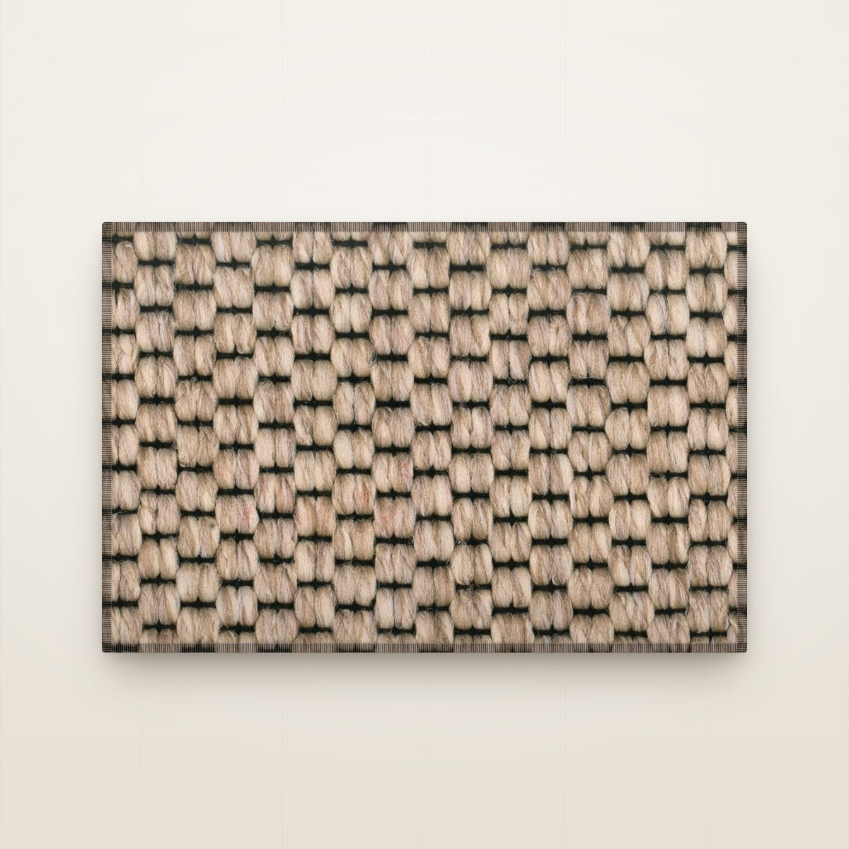 Tarona Teppich nach Maß, gekettelt, Beige Mittel Heller (412)