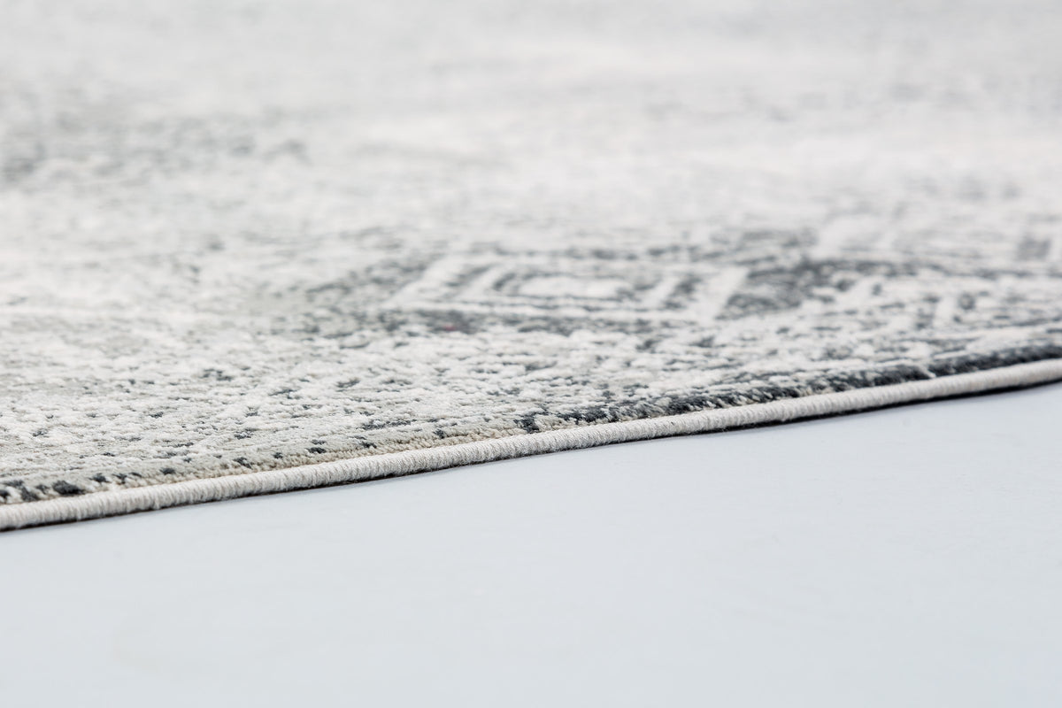 Terrava Wohnteppich, Grau/Creme, Detail 3