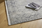 Terrava Wohnteppich, Grau/Creme, Detail 4