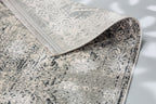 Terrava Wohnteppich, Grau/Creme, Detail