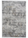 Velora Wohnteppich, Anthrazit/Silber, Draufsicht