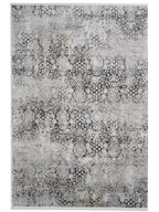 Velora Wohnteppich, Anthrazit/Silber, Draufsicht