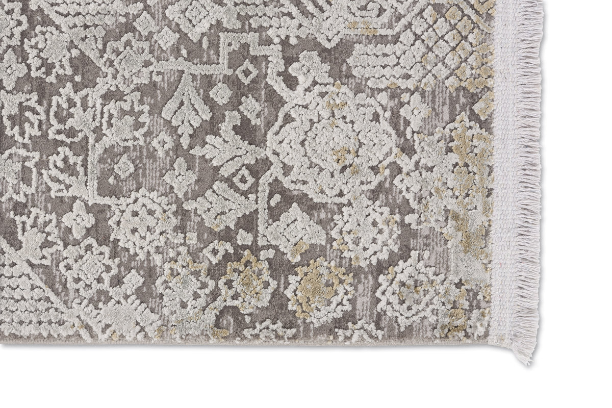 Velora Wohnteppich, Beige/Grau, Detail 2