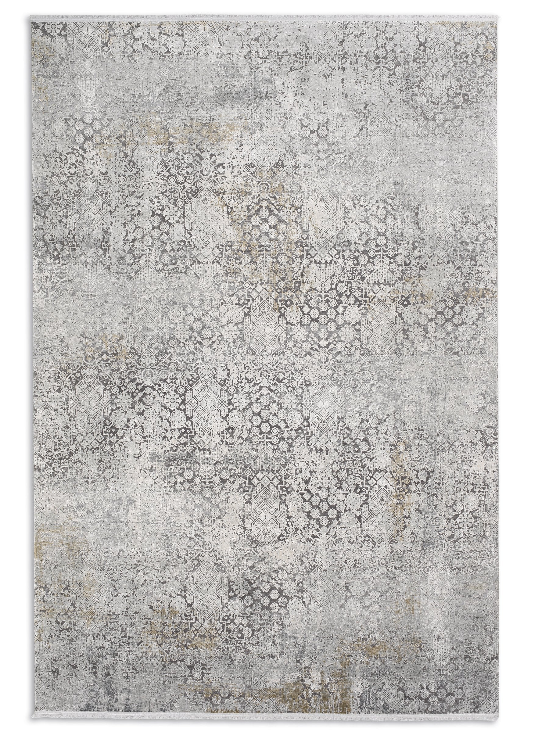 Velora Wohnteppich, Beige/Grau, Draufsicht