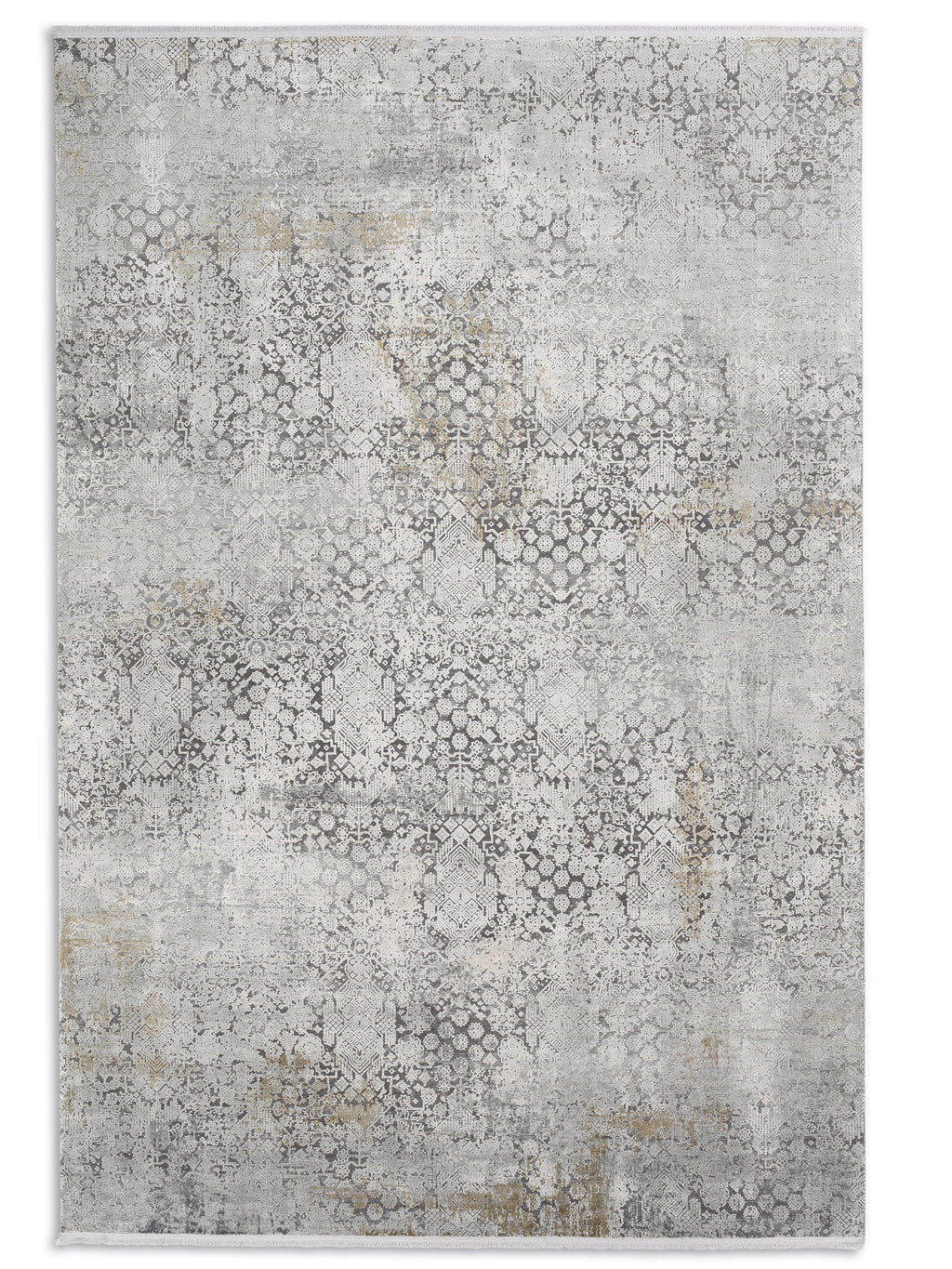 Velora Wohnteppich, Beige/Grau, Draufsicht