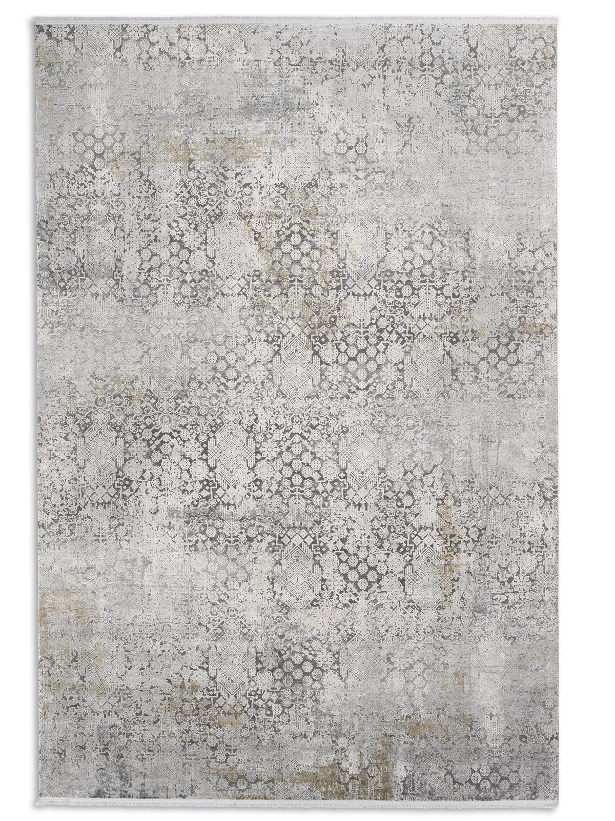 Velora Wohnteppich, Beige/Grau, Draufsicht