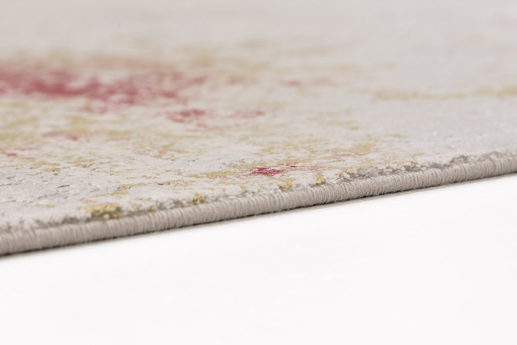 Velora Wohnteppich, Rot/Beige, Detail 3