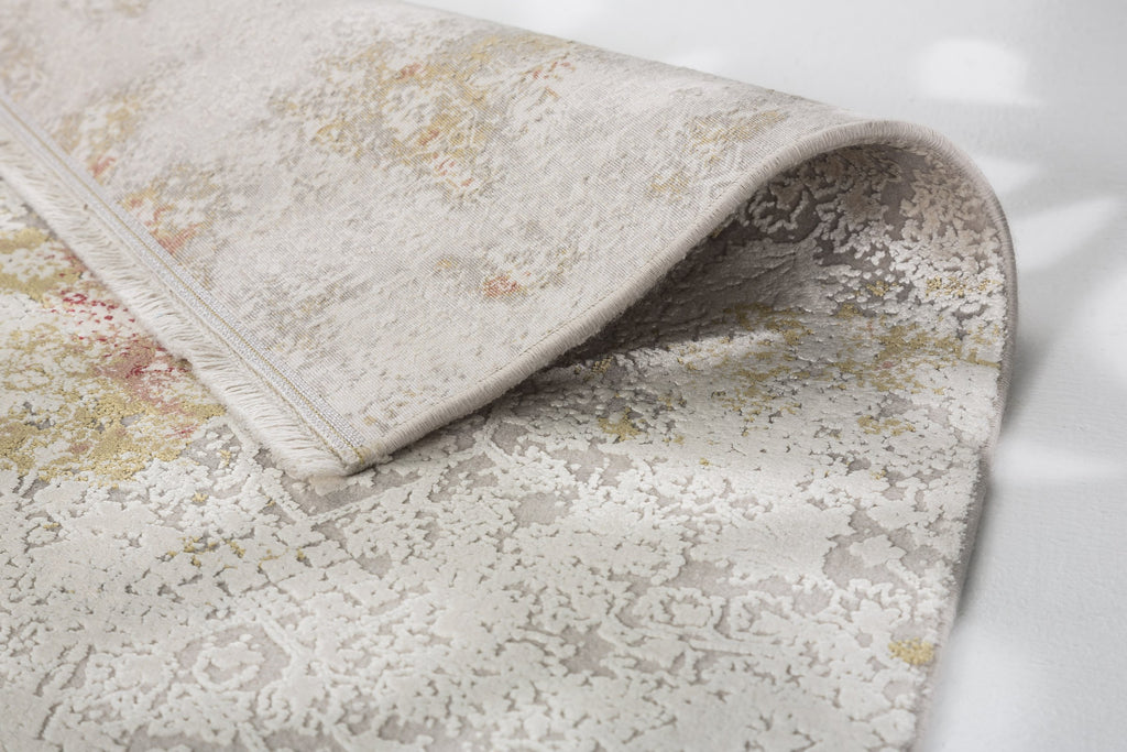 Velora Wohnteppich, Rot/Beige, Detail