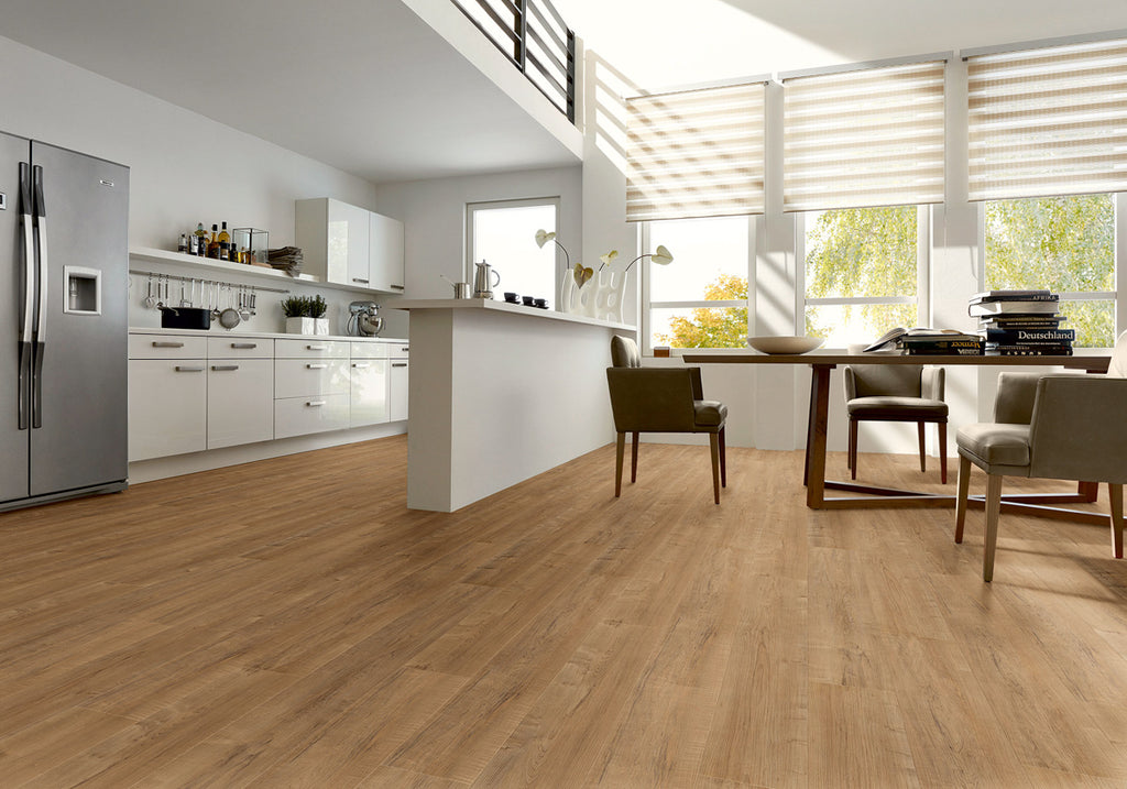 Velsenano Apfel Natur Klebevinyl – Raumbeispiel (Farbe kann abweichen)