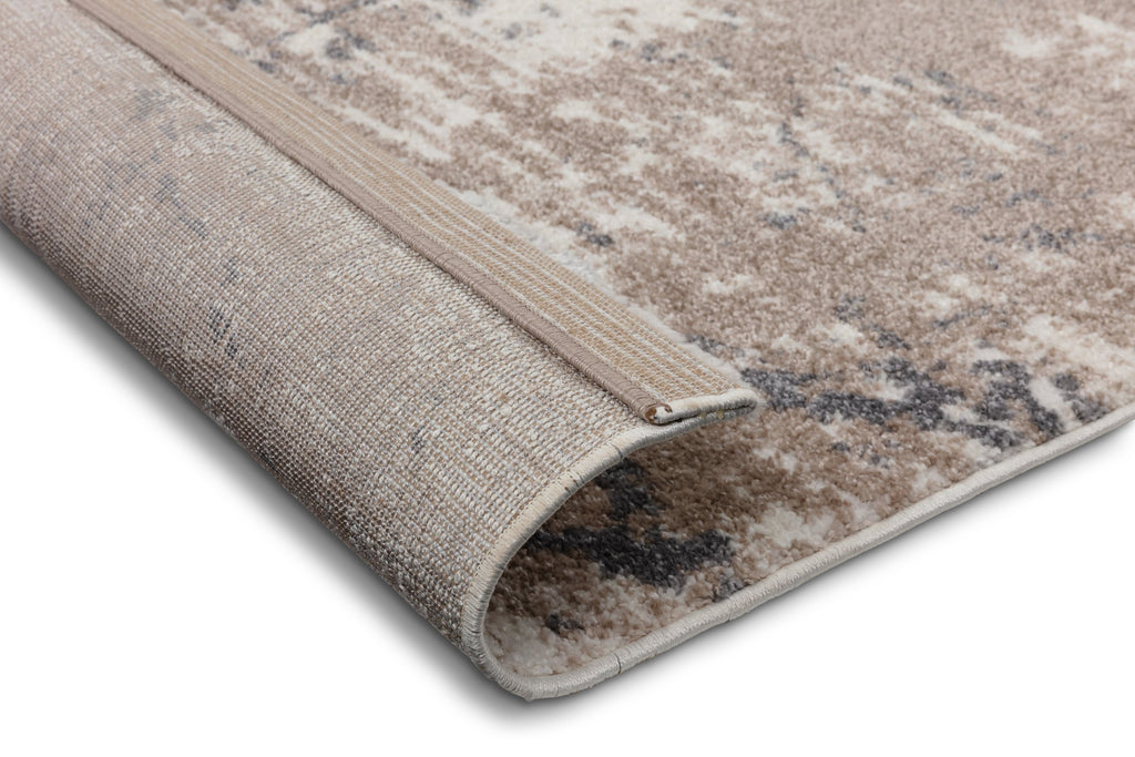 Velvetta Wohnteppich, Beige, Rückseite